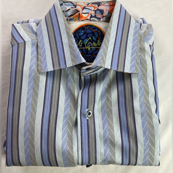 Robert Graham Knowledge Wisdom Truth Button Down Dress Long Sleeve Shirt - Picture 3 of 8
